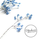 Seed Bead Wired Trees - 6 Stems