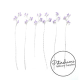 Seed Bead Wired Trees - 6 Stems