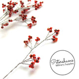 Seed Bead Wired Trees - 6 Stems