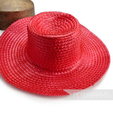 Extra Shiny Flat Polybraid Capeline Hat Body - 11"