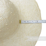 Knotted Natural Ramie Straw Capeline Hat Body - 12-13"