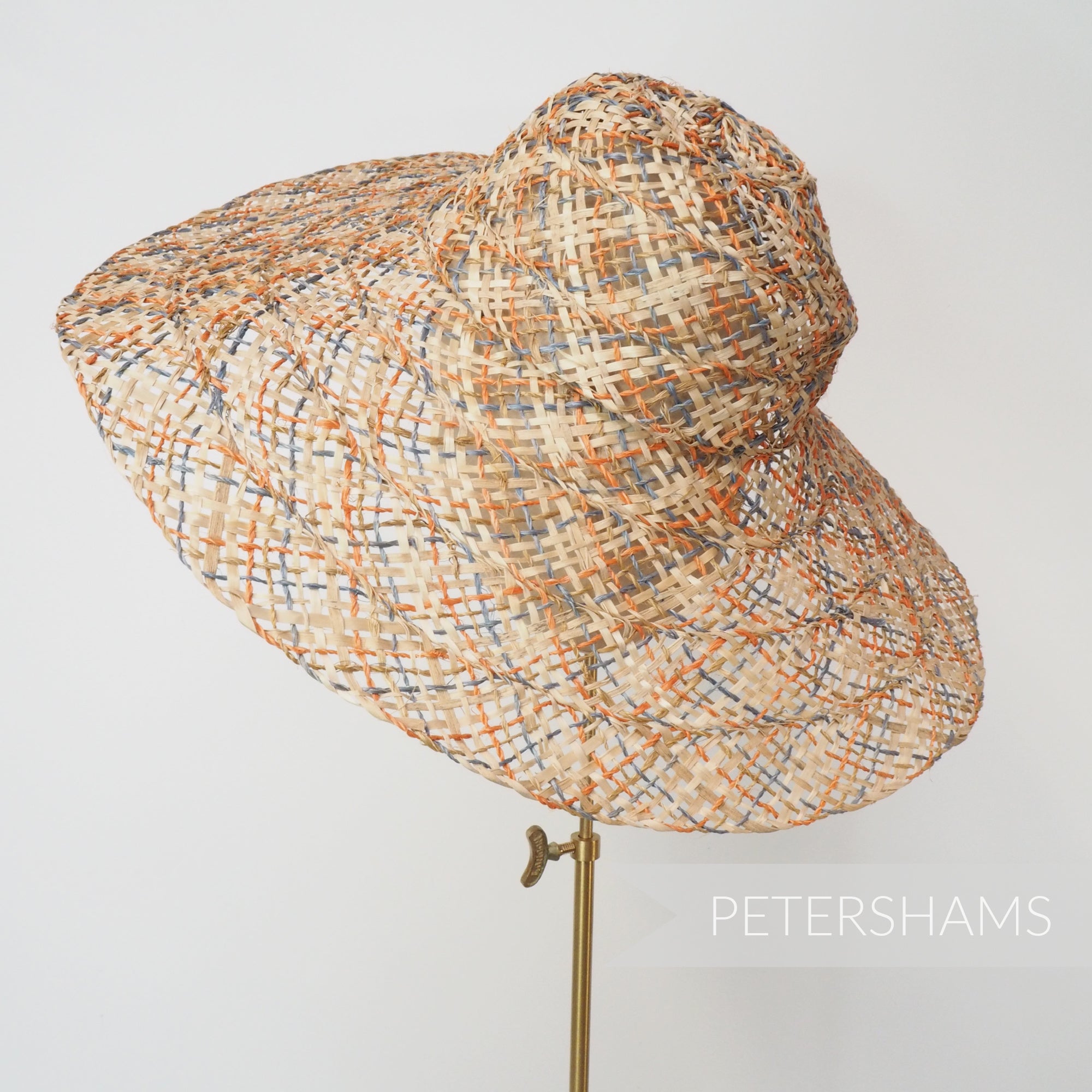 Natural Raffia Straw Capeline, Fringe Hat - Judith M Millinery