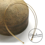 Double Headband / Tiara Band Base - Silver or Gold Plated