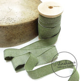 25mm No.5 Linen Threaded Millinery Petersham Hat Ribbon - 1m