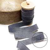 25mm No.5 Linen Threaded Millinery Petersham Hat Ribbon - 1m