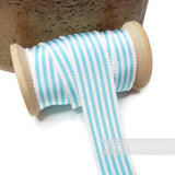 25mm No.5 Simple Striped Millinery Petersham Hat Ribbon - 1m