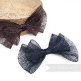 'Mia' 15cm Double Petite Sinamay Bow