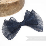 'Mia' 15cm Double Petite Sinamay Bow